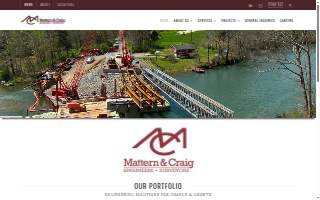 Mattern & Craig Engineers - Surveyors website
