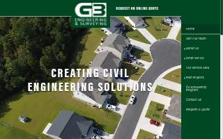 G3 Engineering & Surveying of Greenville website