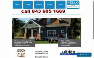 Hello Home Inspection Services website