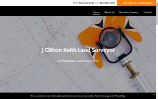 Keith J Clifton Land Surveying website