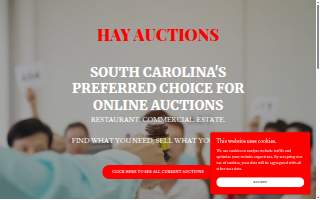 Hay Auction Services website