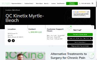 QC Kinetix (Myrtle Beach) website