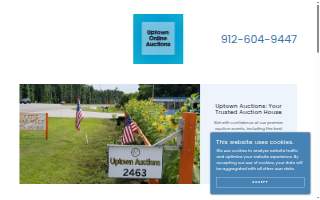 Uptown Auctions LLC website