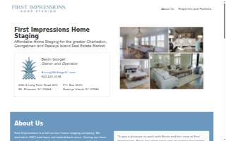 First Impressions Home Staging & Interior ReDesign website
