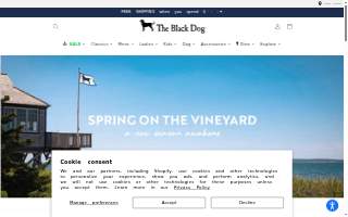 The Black Dog General Store - Charleston website