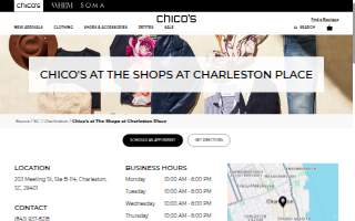 Chico's of Charleston website