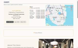 Faherty Charleston website