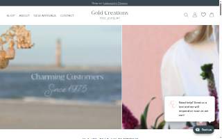 Gold Creations website
