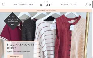Becket Digital website