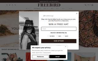 Freebird Stores - King Street website