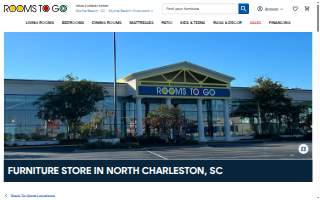 Rooms To Go of North Charleston website