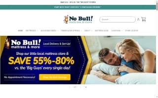 No Bull Mattress & More of Charleston website