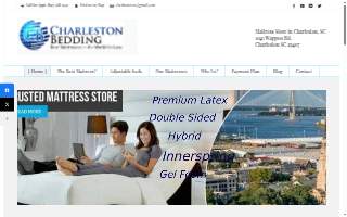 Charleston Bedding Mattress website