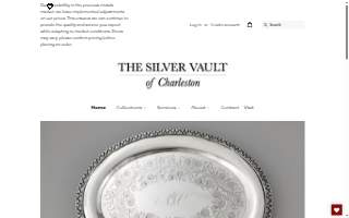 Silver Vault of Charleston website