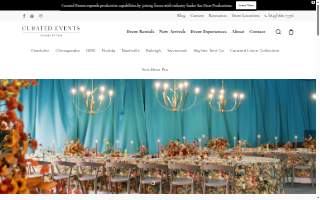 Curated Events website