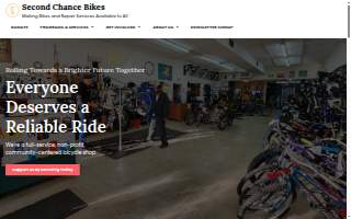Second Chance Bikes website