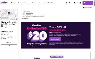 Metro by T-Mobile of Charleston website