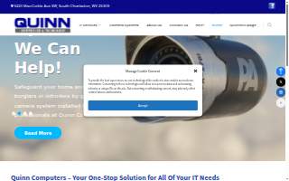 Quinn Computers website