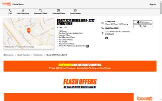 Boost Mobile of Charleston website