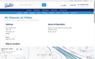 Trible's, Inc. of Mt Pleasant website