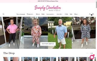 Simply Charleston Boutique website
