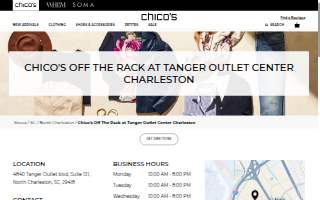 Chico's Off The Rack of North Charleston website
