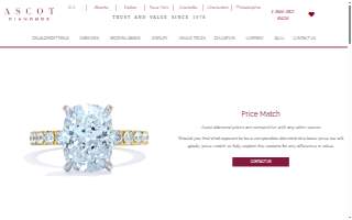 Ascot Diamonds New York website