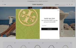 Tory Burch website