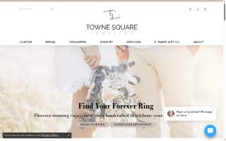 Towne Square Jewelers of Charleston website