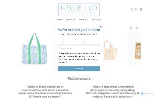 Nellie & Lo website