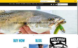 Eye Strike Fishing website