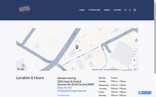 Palmetto Gaming website