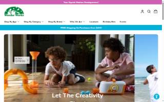 Wonder Works of Mt Pleasant website