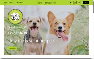 Lucia's Premium Pet website