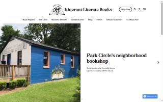 Itinerant Literate Bookstop website