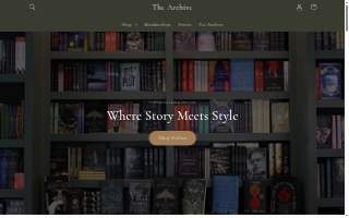 The Archive website
