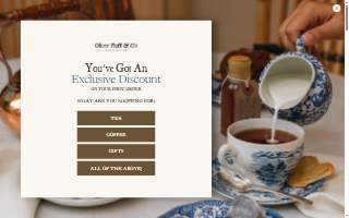Oliver Pluff & Company -- Tea Shop website
