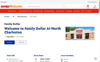 Family Dollar of North Charleston website