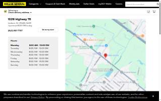 Dollar General of Ladson website