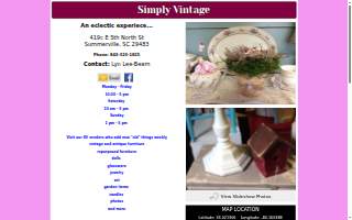 Simply Vintage website