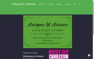 Antiques & Artisans Village website
