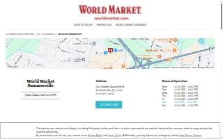 World Market of Summerville website