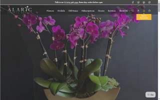 Alaric Flower Design website