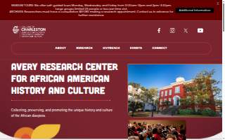 Avery Research Center - College of Charleston website