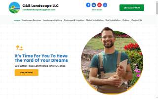 C&B Landscape LLC website