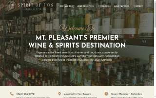 Spirit of I'On - Wine & Spirits website