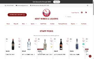 Kent Wines & Liquors website