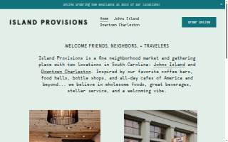 Island Provisions - Johns Island website