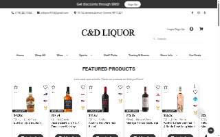 C&D Liquor Store website