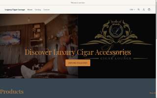 Legacy Cigar Lounge website